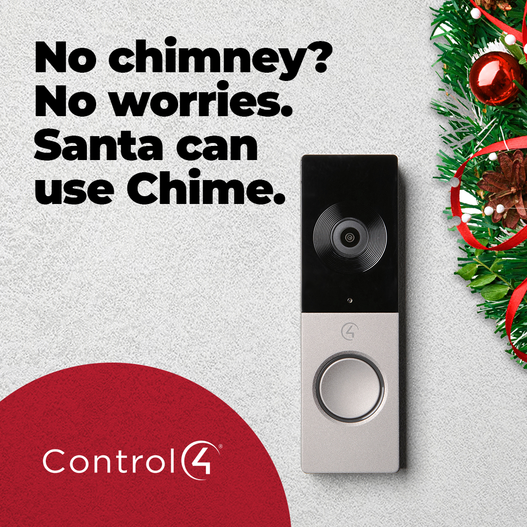 Everything you’d expect from a video doorbell, and powered by the Control4 Smart Home OS, giving you more control and more peace of mind—at home or away.

#Chime #SmartHome #Home #Kalamazoo #Security #DiscoverKzoo #Control4 #IntegratedTechnology #AutomationDesignAndEntertainment
