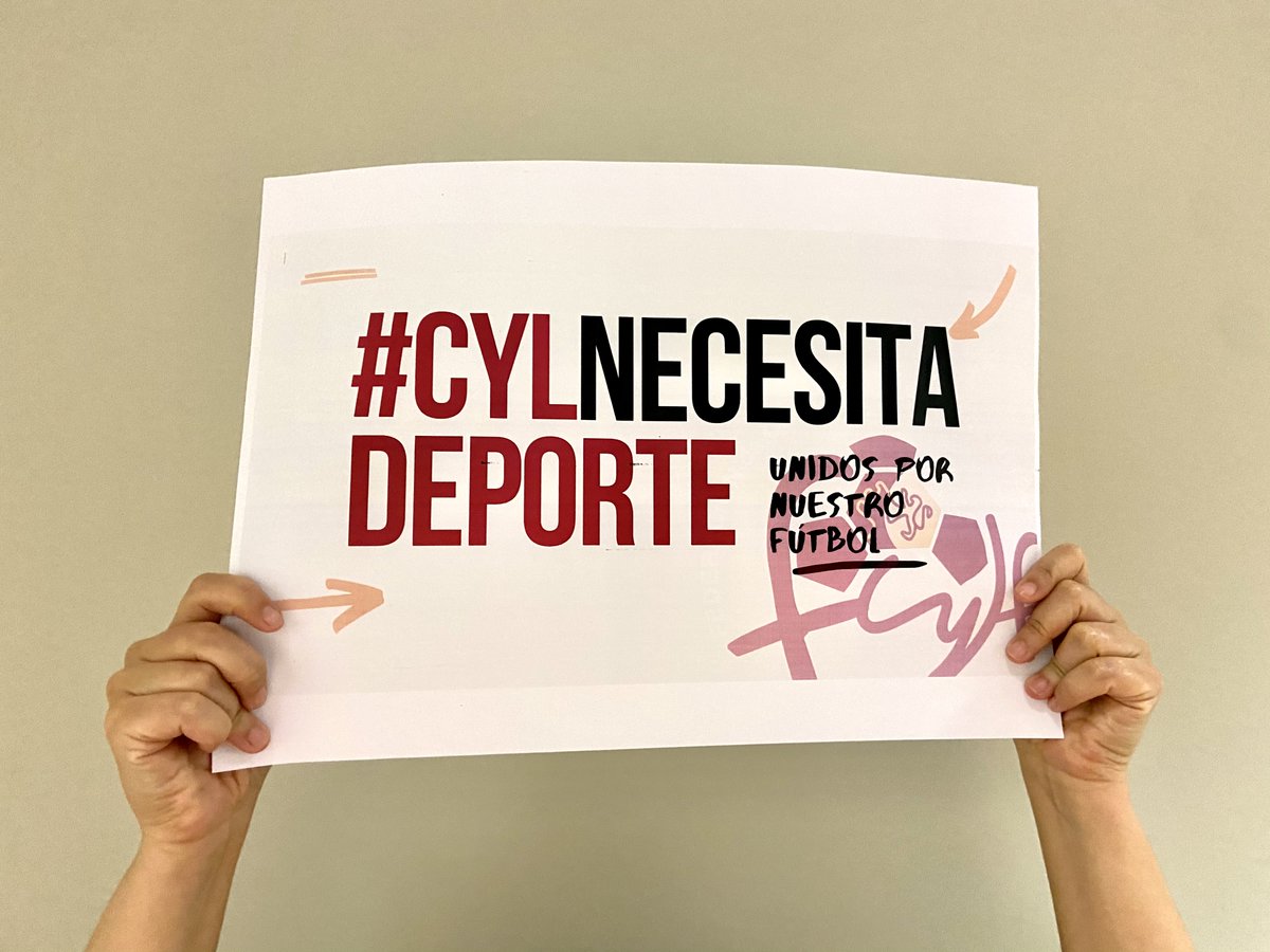 🚨𝗡𝗘𝗖𝗘𝗦𝗜𝗧𝗔𝗠𝗢𝗦 𝗗𝗘𝗣𝗢𝗥𝗧𝗘
🚨𝗡𝗘𝗖𝗘𝗦𝗜𝗧𝗔𝗠𝗢𝗦 𝗙Ú𝗧𝗕𝗢𝗟
🚨Estamos juntos
🚨Necesitamos que se nos oiga

📢FUTBOLISTA, CLUB, ÁRBITRO, ENTRENADOR, FAMILIA, AFICIONADO📸Hazte tu foto con este mensaje y compártelo para sumar fuerzas💪

#CYLNECESITADEPORTE <a href="/FCyLF/">RFCYLF</a>