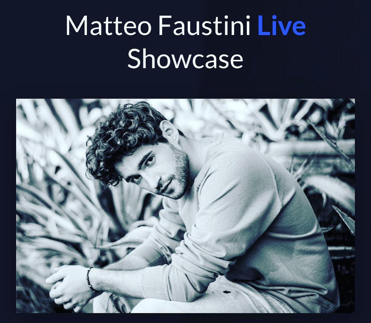 mfaustinifc's tweet photo. Il 21 Dicembre alle ore 21.00, @matteodaslegare vi aspetta per un fantastico showcase.

I posti sono solo 100, potete prenotarvi a questo link:

https://t.co/vIUedqpxES

Mi raccomando, non mancate, vi aspettiamo il 21 😎. https://t.co/se3IAiy32k