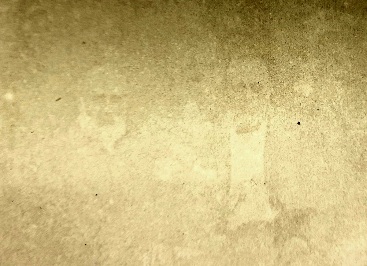 These two ghostly figures were noticed on an endleaf when the  #ConservationAndPreservation team were checking the condition of a scrapbook (MS Kelvin SB1) in preparation for digitisation recently
