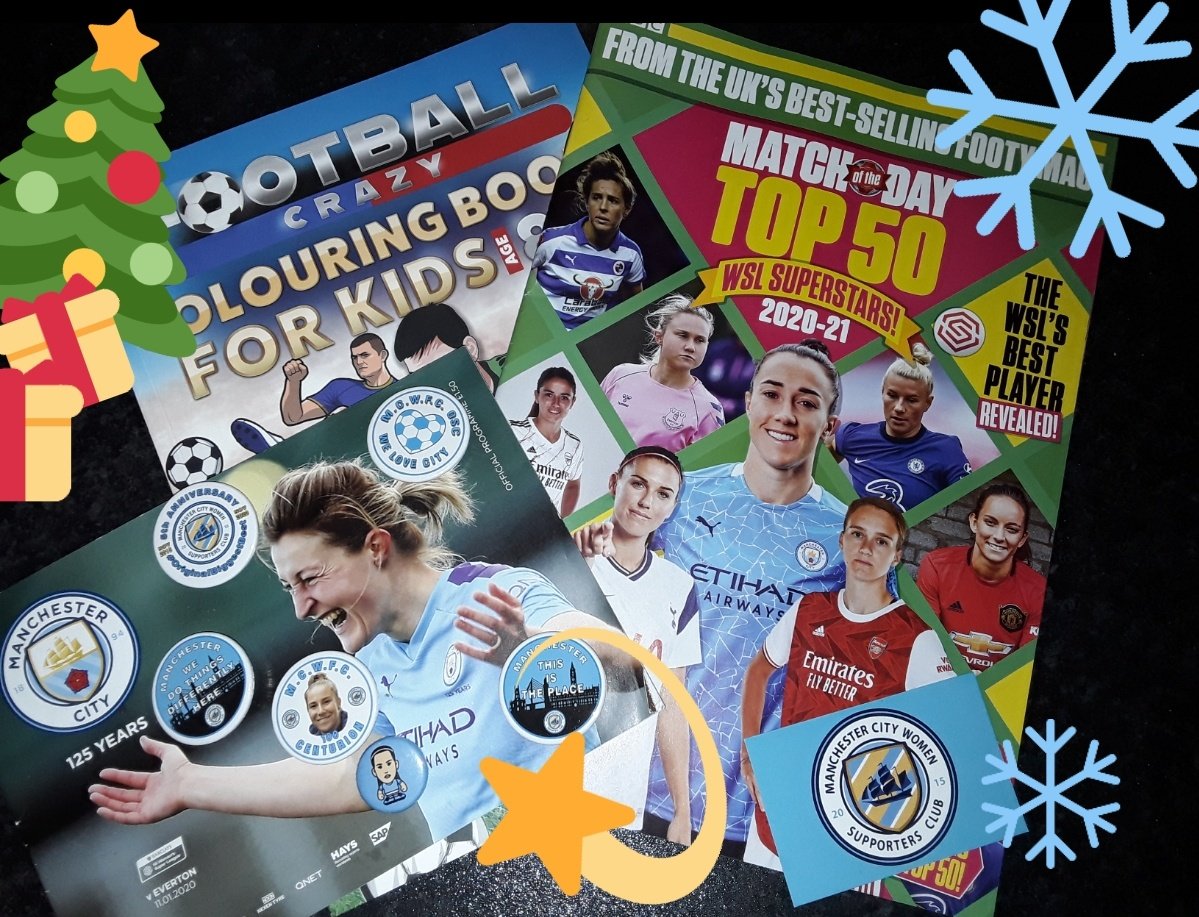 IT'S CHRISTMAS !! !! !! 🎄🎁⛄🌟❄

enter our prize draw to win a bumper bundle of goodies for Xmas simply RETWEET this tweet before 6pm on Friday evening (18/12)

Top 50 WSL stars mag 
Colouring Book 
City Programme 
Great selection of OSC badges 

#OriginalBiggestBest 💙 🎄
