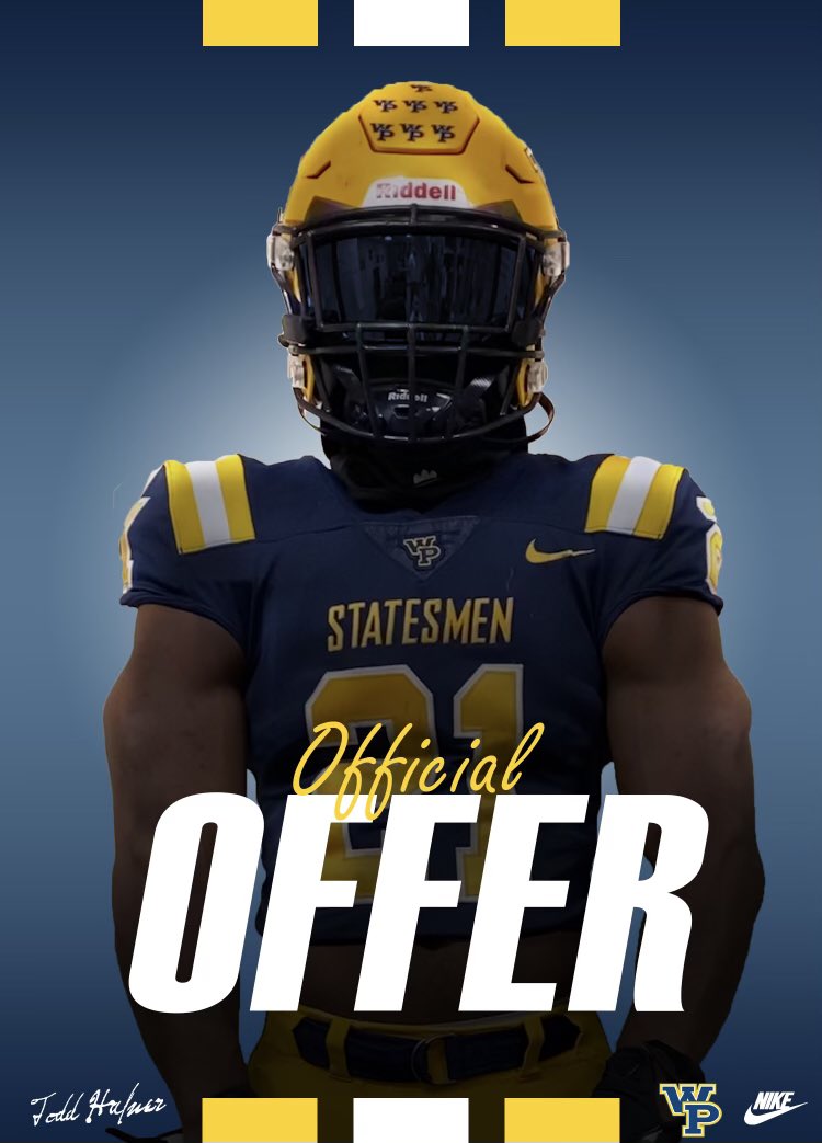 Tbrown3k's tweet photo. Blessed to receive my first offer from William Penn University 💛 @WPUcoachNorberg @Coach321Sr @Matthew_0708 @mckay_markelle @DeandrePearson8 @D1Mekhi @ScooterStreets https://t.co/nZO7QzQSN3