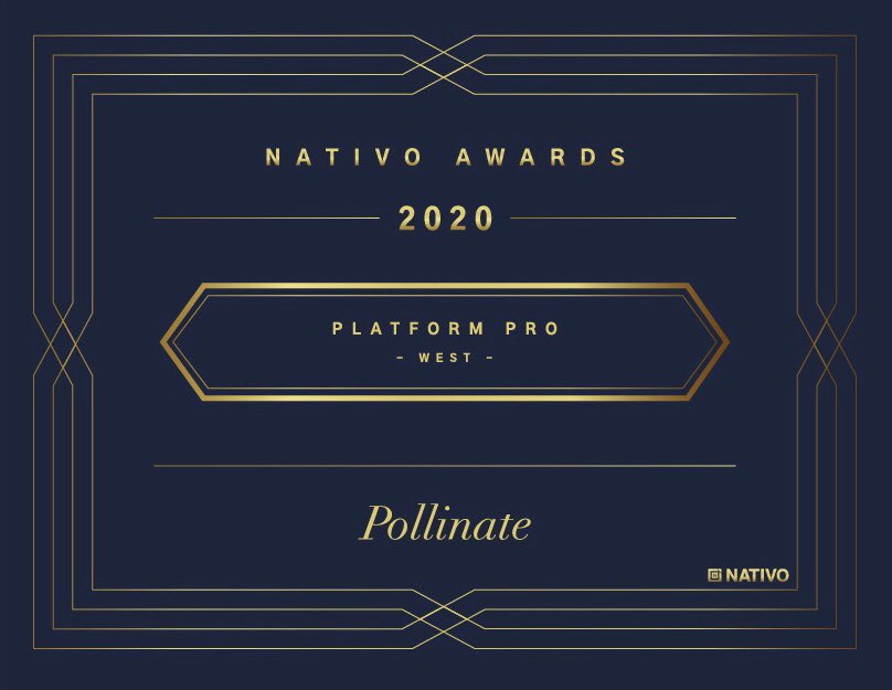 Thanks <a href="/nativo/">Nativo Inc</a> for granting our team with your Platform Pro award 🎉 We’re proud to represent the West. Read more: nativo.com/blog/nativo-aw…