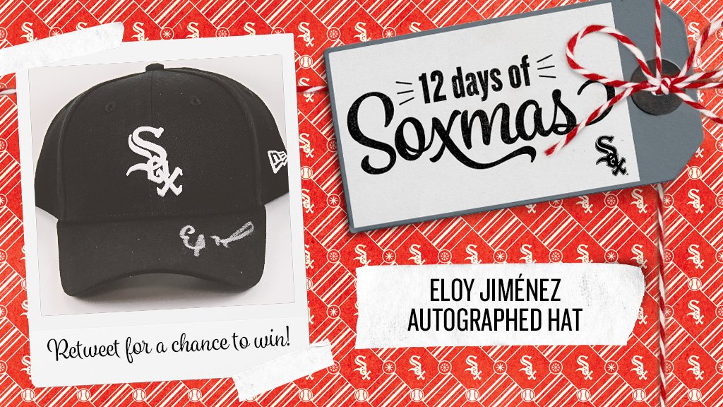 On the 1st day of Soxmas...

RETWEET for a chance to win an autographed Eloy Jiménez hat. No purch. nec. Enter by 11:59 p.m. CT on 12/25/20. atmlb.com/3qWlqzW