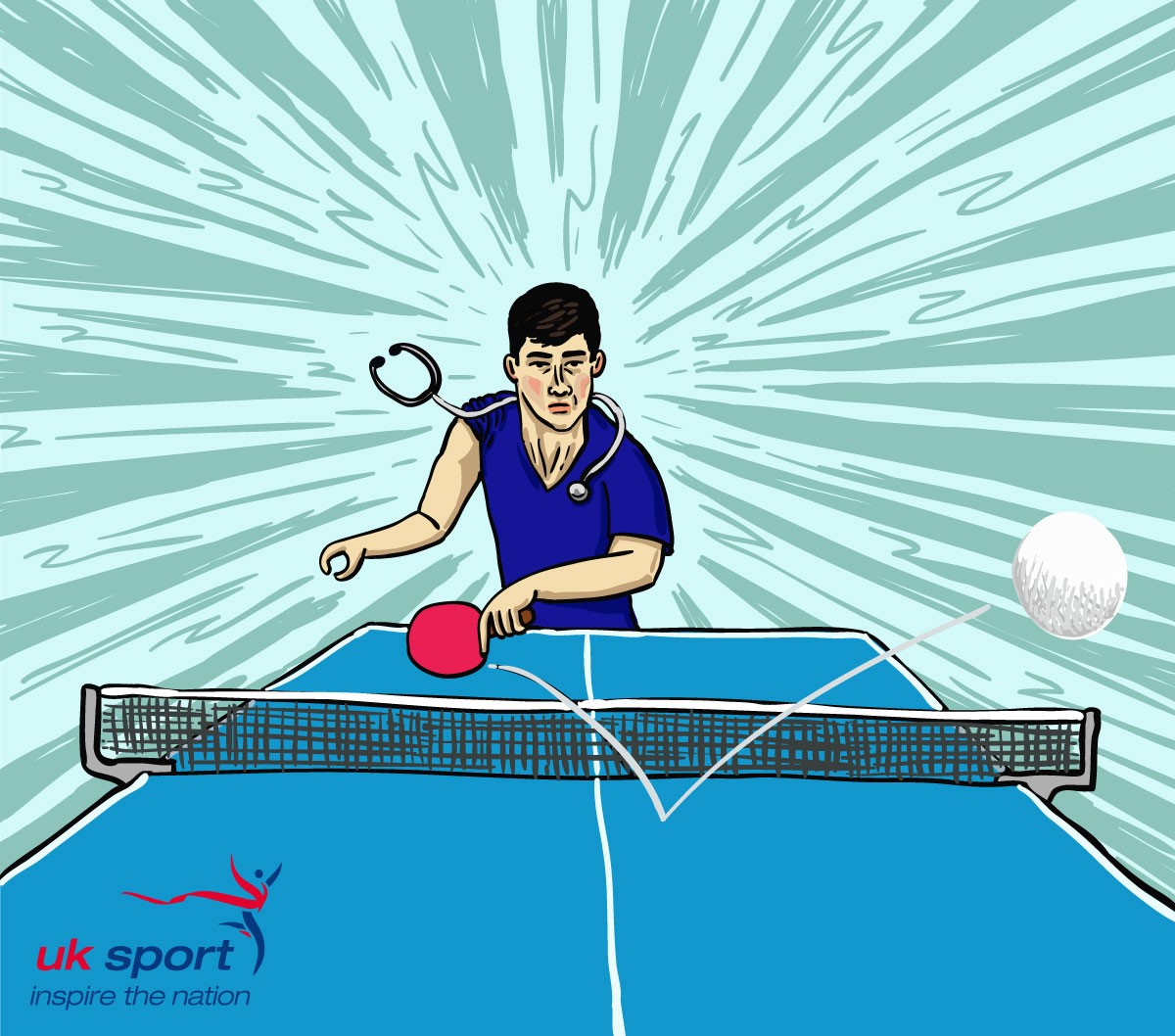 Two-time Paralympian, Kim Daybell put his Tokyo training on hold to work full-time as a junior doctor supporting the Covid-19 wards   #ThankYou @BritishParaTT |  #TNLAthletes