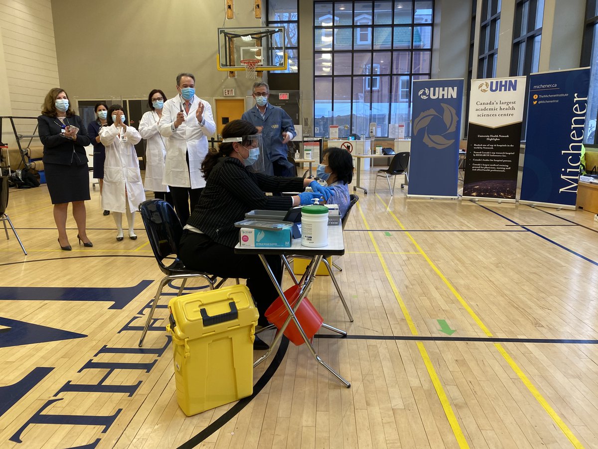 University Health Network (@uhn) on Twitter photo Today, <a href="/UHN/">University Health Network</a> gave the first @Pfizer <a href="/BioNTech_Group/">BioNTech SE</a> #CovidVaccine in Canada to Anita Quidangen, a personal support worker from the Rekai Centres, a LTC home partnered with UHN. We are proud to be part of this landmark day. Today, <a href="/UHN/">University Health Network</a> gave the first @Pfizer <a href="/BioNTech_Group/">BioNTech SE</a> #CovidVaccine in Canada to Anita Quidangen, a personal support worker from the Rekai Centres, a LTC home partnered with UHN. We are proud to be part of this landmark day.