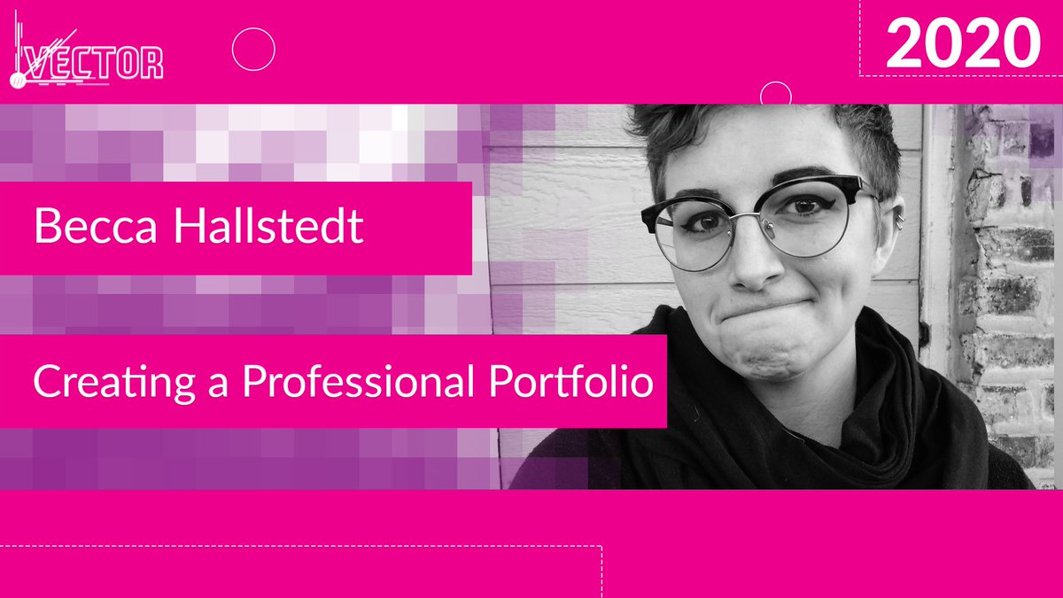 ICYMI: Here's a video from <a href="/vectorconf/">Vector Conference</a> on creating a professional portfolio from @beccahallstedt. Be sure to check it out on YouTube: buff.ly/3qT74jD