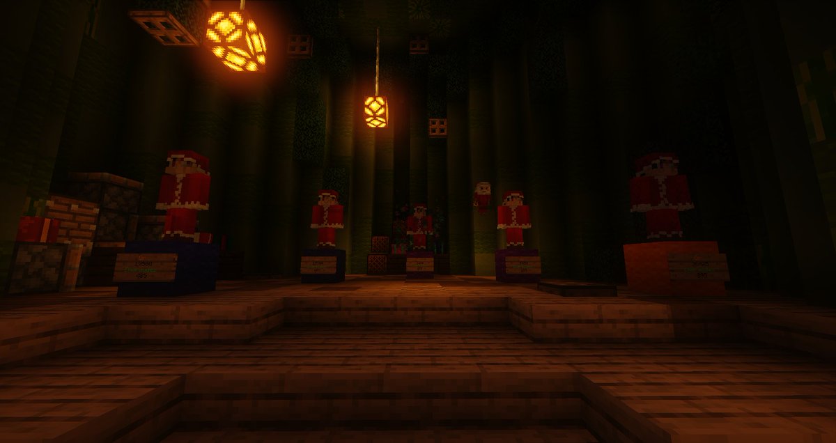 Unitale_MC's tweet image. Des nouveaux cosmétiques sont disponibles  : 

- Monture : Mouton vert clair 🐑
- Transformation : Fermier
- Aura : Explosions 💥
- Pet : Père Noël 🎅
- Transformation : Golem de neige ❄️