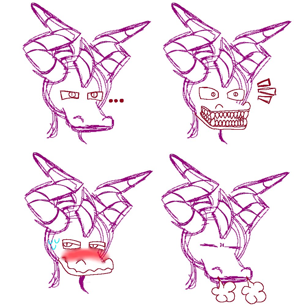 SpamMoreLikely's tweet photo. Valafar expression sketches!
#Valafar #FlipAnimValafar #Art #FurryArt #FurryOc #Oc #OcArt #OriginalCharacter #OriginalCharacterArt #Ydnac #YdnacDemon #DigitalArt https://t.co/on6Mul2oB0
