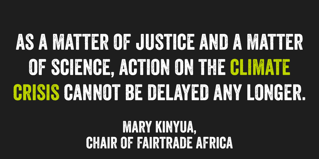 FairtradeUK's tweet photo. At the @COP26 Climate Ambition Summit this past weekend, @FairtradeAfrica’s Mary Kinyua called on governments around the world to act now and protect the world’s farmers. #ClimateAction

Learn more: https://t.co/IXL3ZV75eQ https://t.co/ug0zcG6ALj