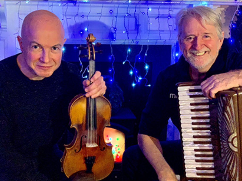 SenseScotland's tweet photo. 📣 Spoiler alert! 📣 Announcing a very special performance from Scottish folk musician and composer Phil Cunningham, MBE and John McCusker as they join us for a very special #ChristmasNightIn. Get ready to jig along with @hielandcoo https://t.co/7swi5haU6n