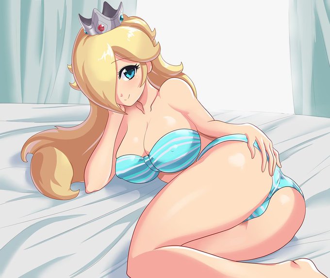 You saw Rosalina on your bed. 