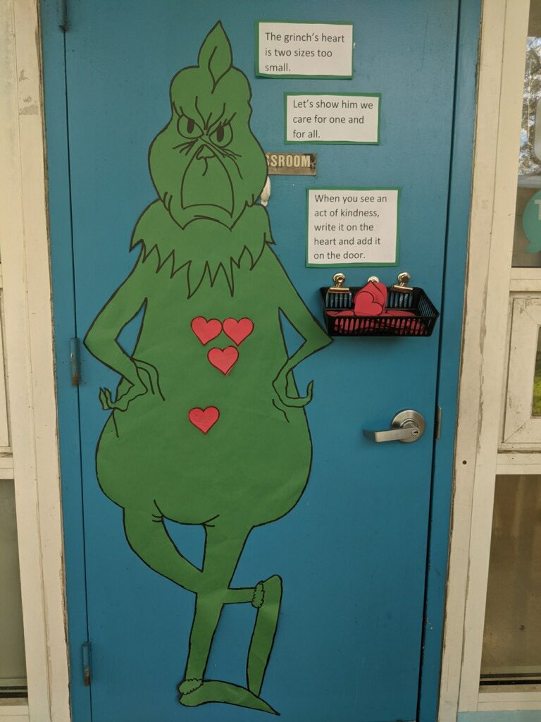 WLcounselor's tweet photo. Our 3rd grade students are helping the grinches heart grow with acts of kindness. Thank you Ms. Dominguez for this wonderful activity! ❤️🎄❤️#WestLabUnited https://t.co/Nn4BehwVh0