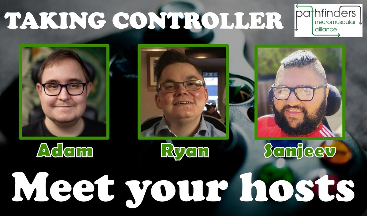 PathfindersNMA's tweet photo. Meet the hosts!

Have you registered yet for our online event all about accessible gaming on Wednesday 16th December at 6pm? 
Sign up here! https://t.co/eYX9rnvwDn https://t.co/mPtOc2CcPT