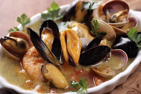 MARC_CameronB's tweet photo. Today is also National Bouillabaisse day!! Wow! As a seafood lover this day is very important to me. Go get yourself hot, steamy bowl of clams and call me to take care of your advertising needs. #FrenchFishStew #theMARCgroupinc #WhereWeWork https://t.co/RZ1bO9XUTJ