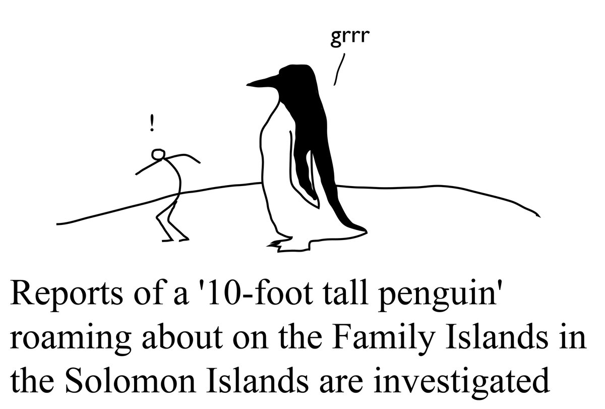 Scientists: actually the picture is misleading, penguins only approach people because they are curious