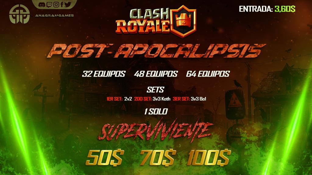 Creíste que no íbamos a tener más ???😈😈

#ClashRoyale | si sobrevivimos al apocalipsis del 2020 te traemos un torneo!!! ☢️

Y tu? Serás un sobreviviente ?☢️