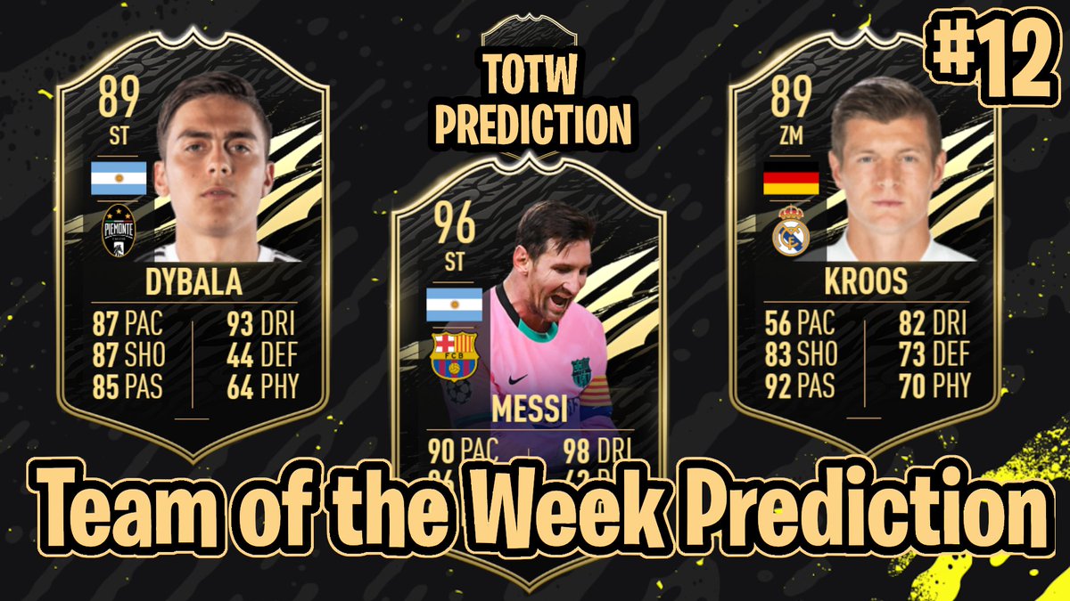 Neues Video online:youtu.be/mu0dD3KI1t8
#TOTW12 #TOTW