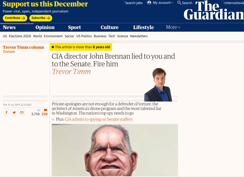This is the reality of who  @JohnBrennan and James Clapper are -- worshipped by authoritarian establishment liberals and neocons, but validly hated by the all other Americans and the world: