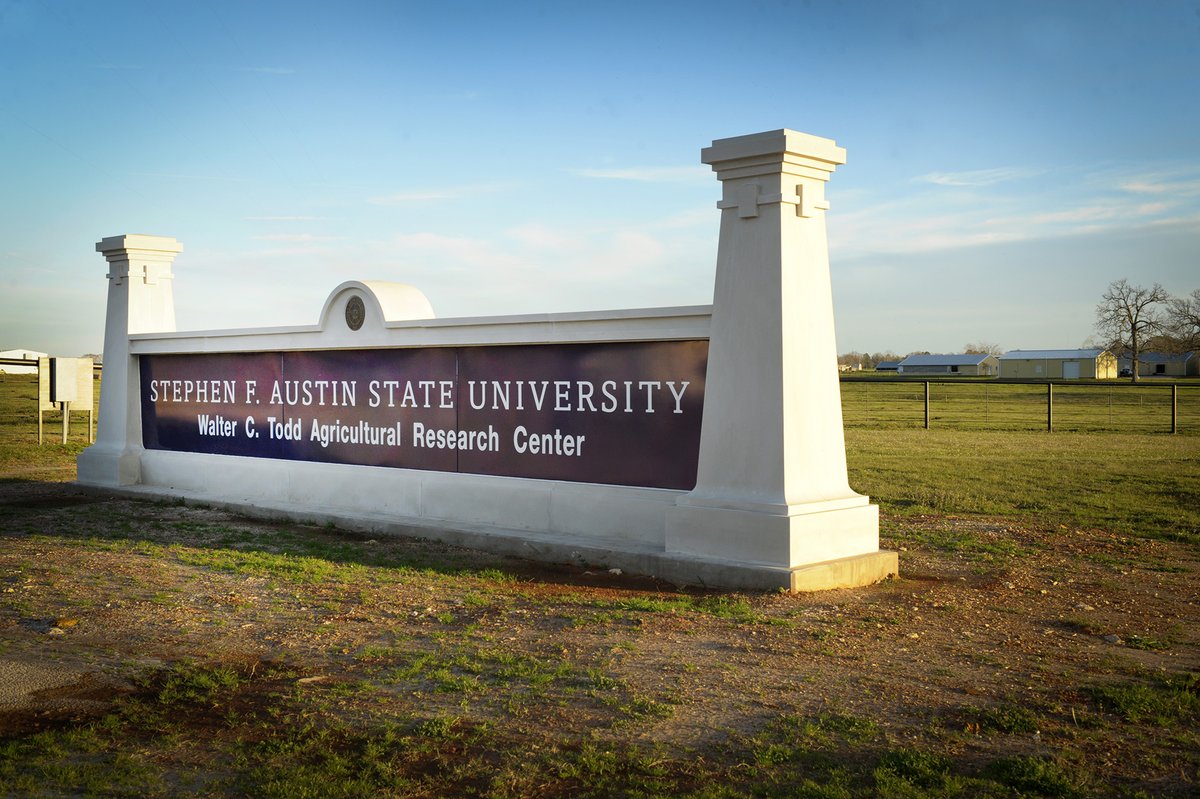 SFASU's tweet photo. This year, @ATCOFA received a Conservation Innovation Grant to establish a silvopasture demonstration area at the Todd Agricultural Research Center. It will provide myriad benefits, including soil protection, carbon sequestration and efficiency in land utilization.
#SFA2020 https://t.co/5iMSOtHx39