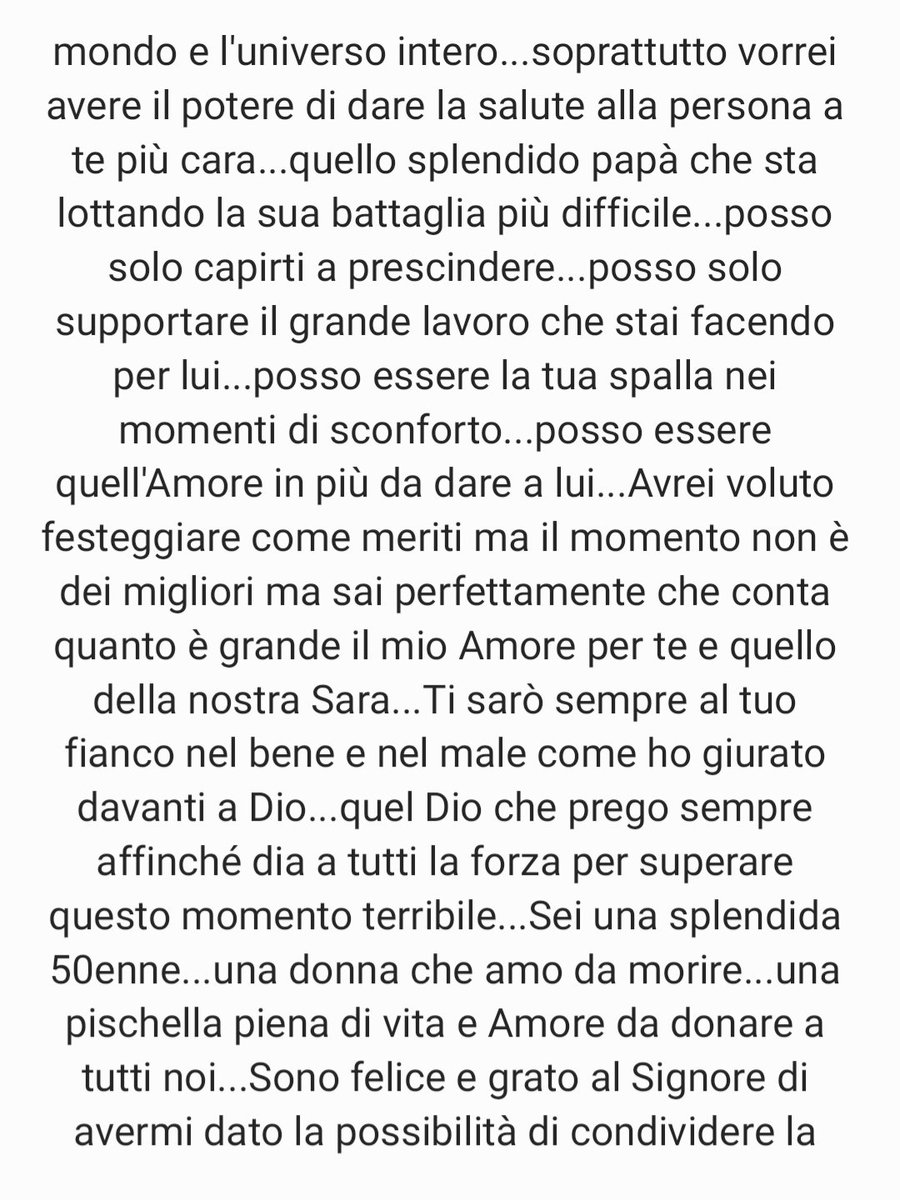 Lettera x il mio amore