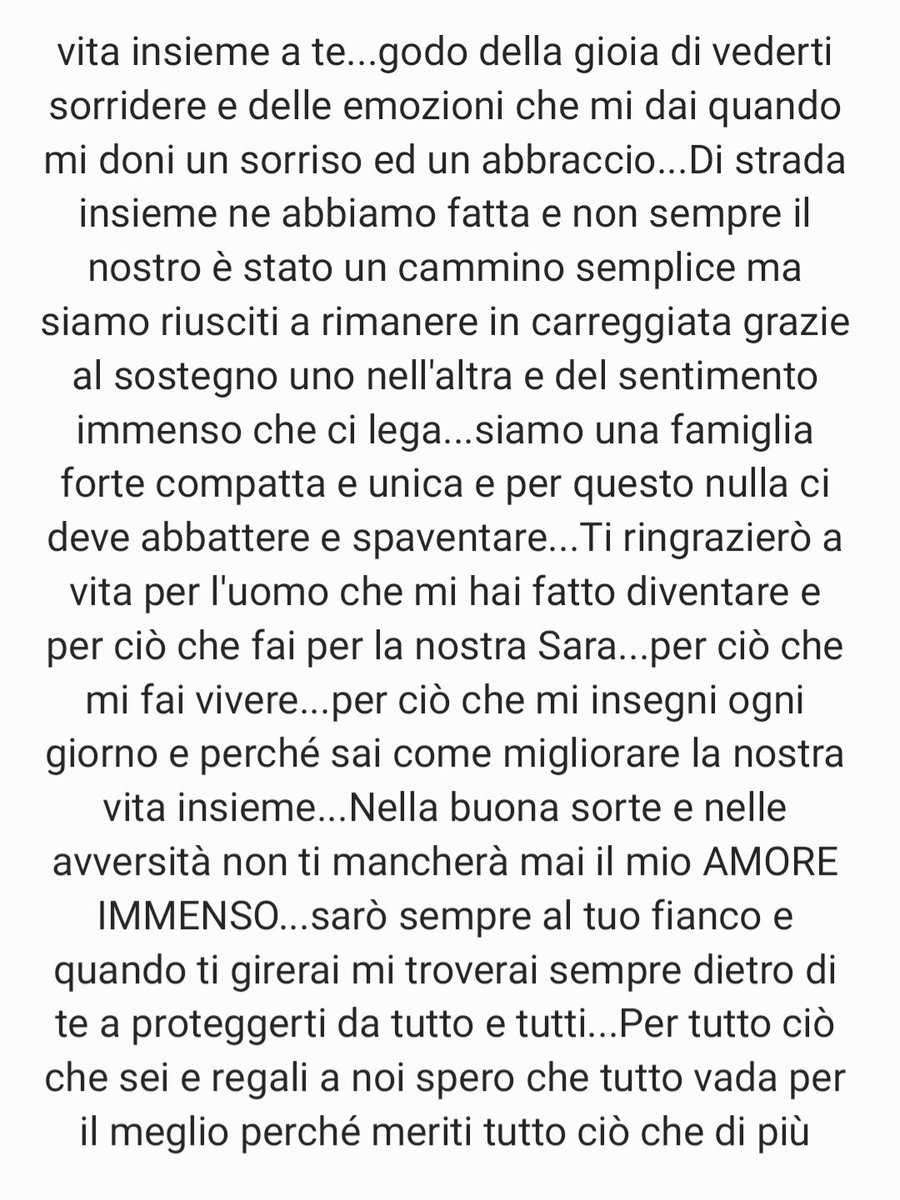 Lettera al mio grande amore