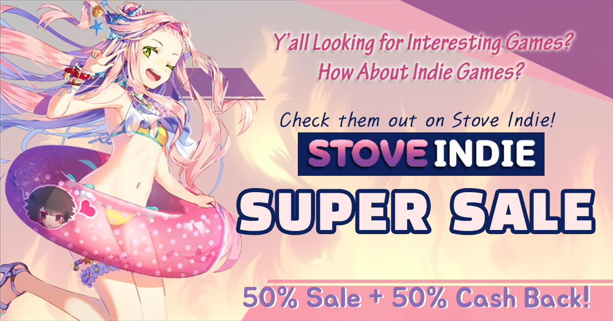 Stove Indie! Indie Game Platform Renewal! 
To celebrate this renewal, you can get 50% discount for any game you want and the remaining 50% will be cashback to you!

page.onstove.com/indie/global/v…
Don't miss this big event until 3rd Jan!

#Smilegate #stove #indie #game #sale #stoveindie