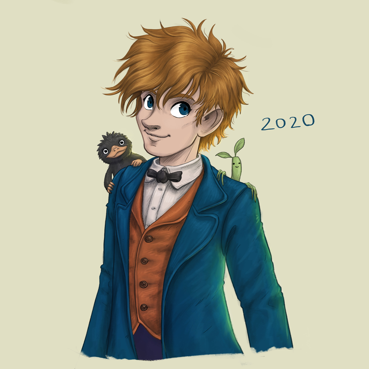 DaveReznor's tweet photo. Newt
A redraw from some years ago
#Redraw #newtscamander #fantasticbeasts #illustration #Fanart https://t.co/5FL4b5imni
