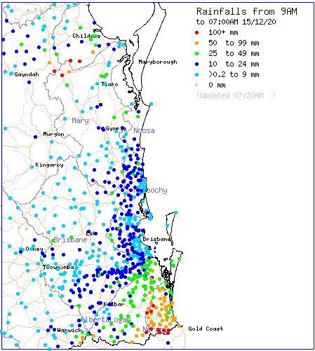 ☔Another 214mm since 9am yesterday at upper #Springbrook, taking their weekly rainfall total to a whopping 967mm! Conditions generally easing today, though a minor flood warning for the Logan River &amp; Severe Weather Warning remain in place. See warnings ⚠️ow.ly/Fteh50CLmzh