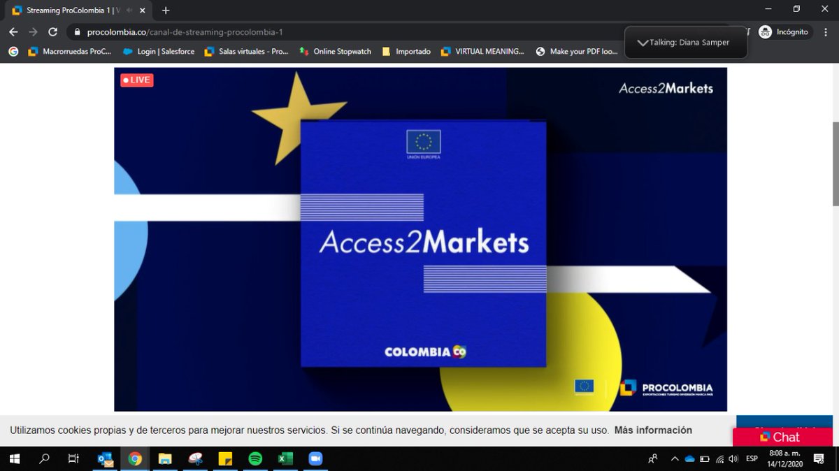 Gracias a l@s casi 250 participantes del lanzamiento del #Access2Markets. Esperamos que las empresas 🇨🇴, sobretodo las pequeñas y medianas, usen esta herramienta gratuita de la #UniónEuropea que facilita el proceso de exportación a los 27 países 🇪🇺 #AcuerdoComercial