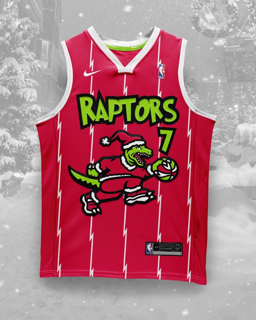 NLSC Forum • Downloads - Toronto Raptors Christmas Jersey