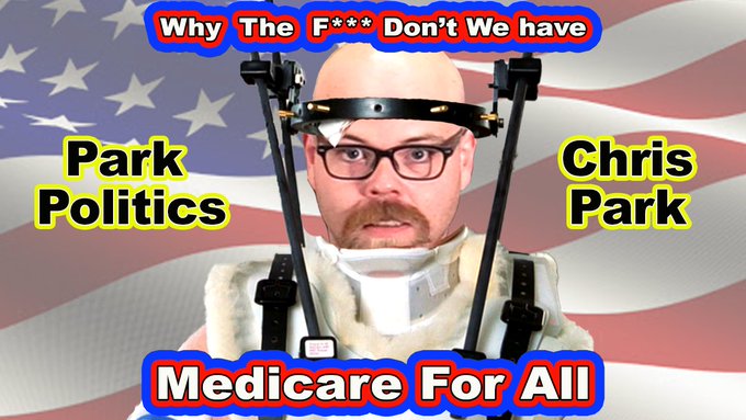 The latest on Park Politics. Check out #ProgressiveVoice @ChrisParkComedy as he asks:   WHY THE FUCK<a href="/tag/progressivevoice"class="tags">#ProgressiveVoice</a><a href="/tag/medicareforall"class="tags"><span>#medicareforall</span></a><a href="/tag/medicareforallnow"class="tags"><span>#medicareforallnow</span></a><a href="/tag/m4all"class="tags"><span>#m4all</span></a><a href="/tag/pe"class="tags"><span>#pe</span></a>