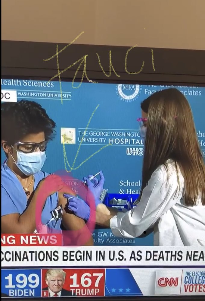 Covid 19 vaccines starting at George Washington University Hospital! I love science...