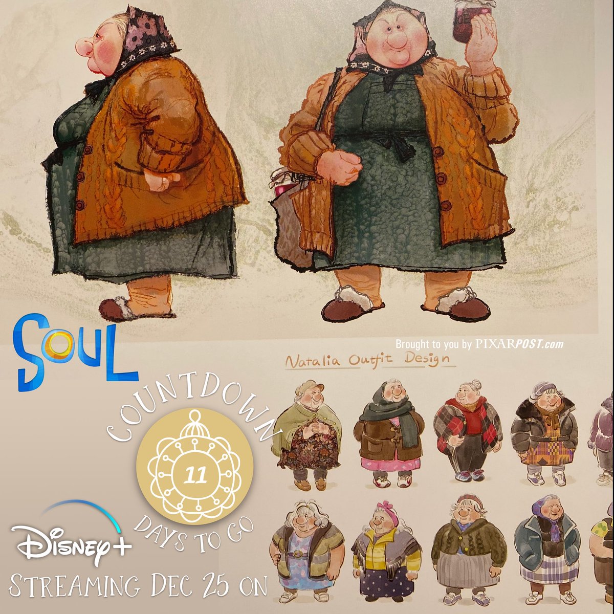 ThePixarPost's tweet photo. It's so close now, the #CountdownToSoul is right around the corner! Have a last-minute gift you need for a Pixar fan...or for yourself ;)? Be sure to pick up "The Art of Soul" to learn more about the film, character and more. (1/3) https://t.co/Xr4qJqrhYd