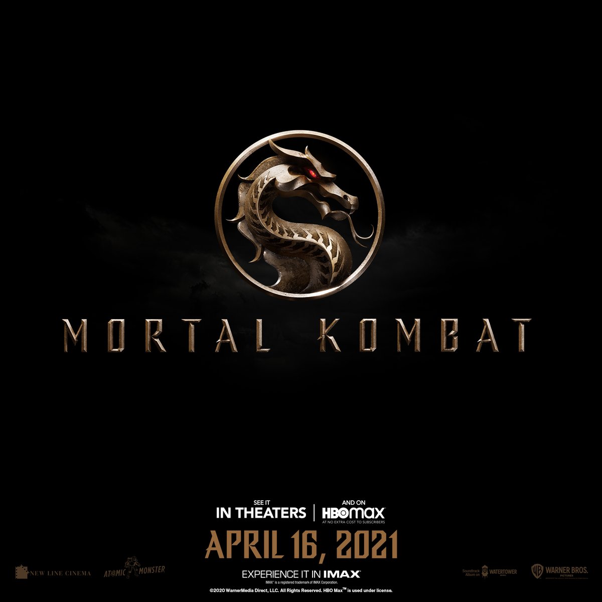 Экранизация Mortal Kombat выйдет 16 апреля 2021 года одновременно в кинотеатрах и на HBO Max