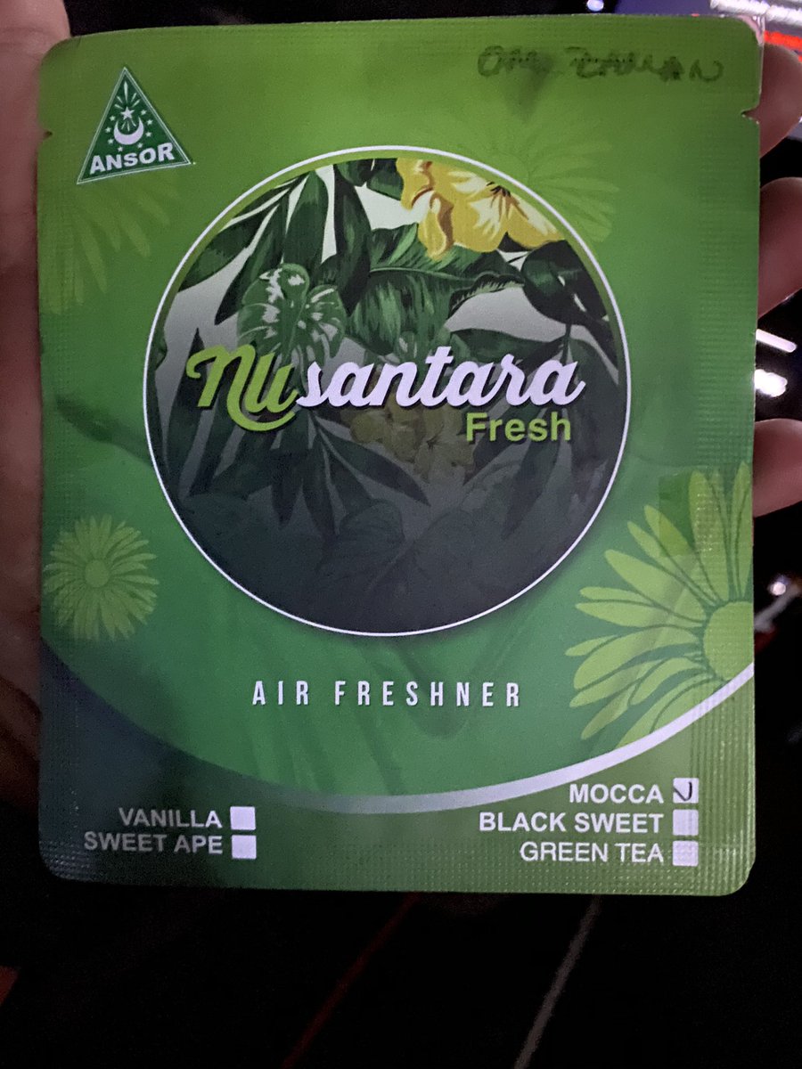 Bismillah, Nusantara Fresh.. 
Parfum Mobil Nusantara..
Untuk pemesanan WA 
wa.me/+6285641375511
Marketplace bisa meluncur ke
Shopee : shopee.co.id/product/363746…
Tokopedia: tokopedia.link/RS83Pyfi9bb punya ponakan <a href="/Ardyy_yk/">Ardini M. Ghazali</a> semoga laris manis