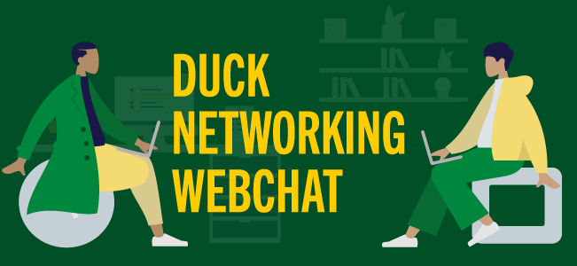 uoduckcareer's tweet photo. Tomorrow @ 5pm PT: UO alumni are invited to join this online webchat that allows one-on-one interactions among Ducks across industries, job functions, and locations, via quick chatroom-style conversations. Learn more &amp; register at
https://t.co/8Wi8ICQmRQ https://t.co/slOJGpFXUI