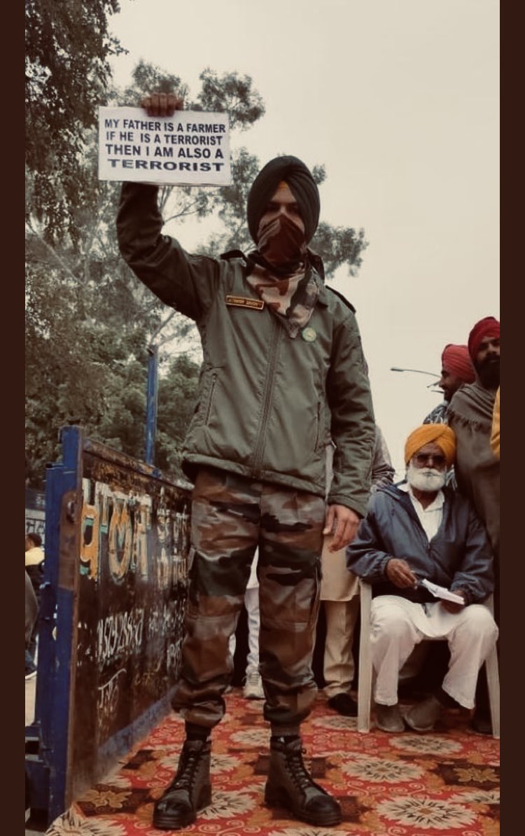 im_deep4u's tweet photo. #boycottpatanjali
They are saying Army Soldier's Father are terrorist.
We say #ModiAntiNational #BJPAntiNational
#FarmBills2020
#FarmersAgainstCorporates
#FarmersAreNotTerrorists #BoycottJioSIM #Boycott_JioSaavn #BoycottBJP https://t.co/kfQYKHpRYL