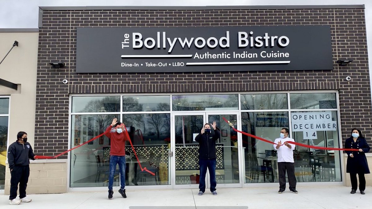 BesthomesRuby's tweet image. Grand Opening and Ribbon Cutting Ceremony of Bollywood Bistro in Guelph with the Mayor of Guelph CAM GUTHRIE