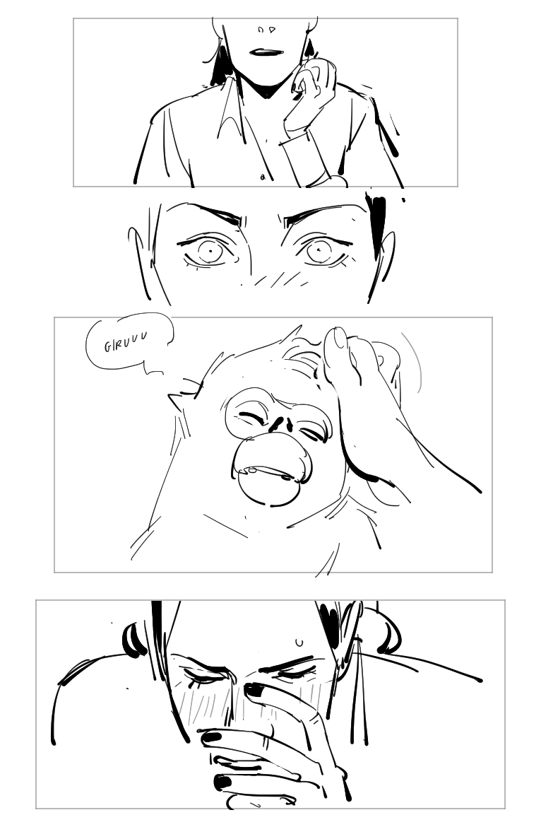 (1/2) mary/marisa his dark materials, first time mary touches ozy.
marisa wouldn't tell mary abt the daemon etiquette thing partly to shield herself from showing quite how open ozy is with mary but mary's a smart cookie shed work out pretty fast the implications- 