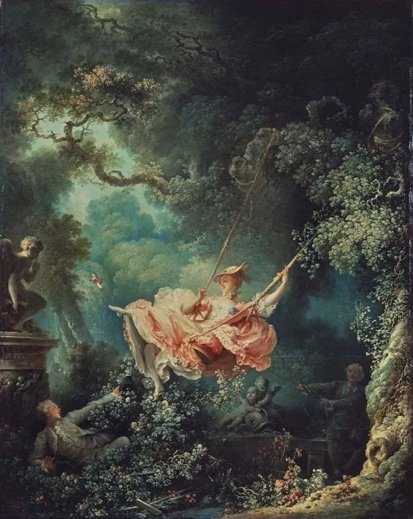 StgHzrd's tweet photo. @sayruhbethie I love that this is based off a Rococo painting by Jean-Honoré Fragonard, “The Swing”🙏😄 https://t.co/asJoSLARa2