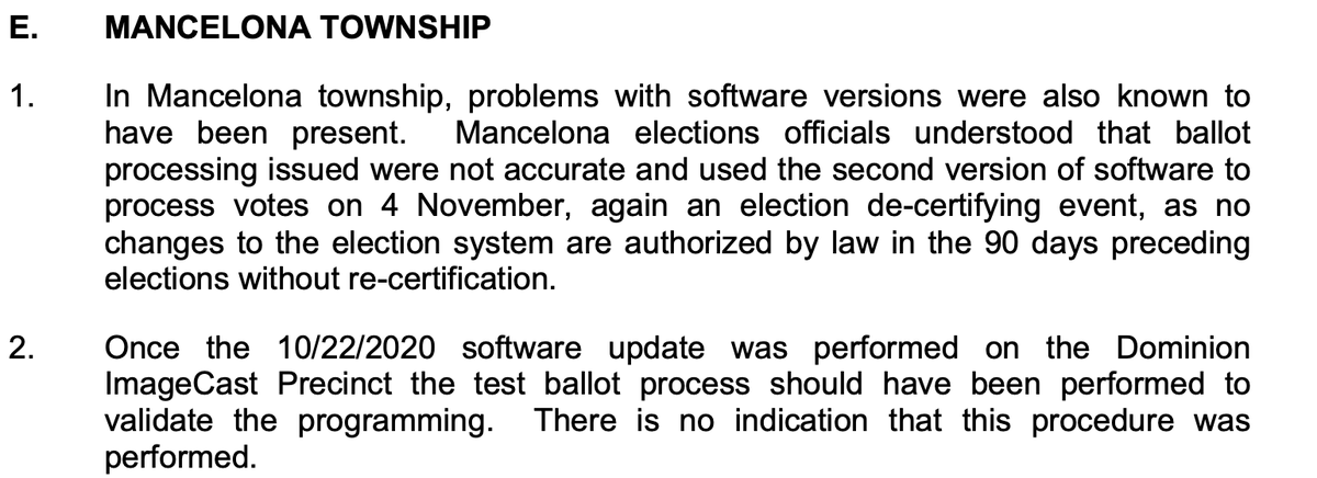 Moving from Central Lake Township to Mancelona, the only thing they can point out is that a test ballot process did not occur. Deep state must have skipped this one ¯\\_(ツ)_/¯