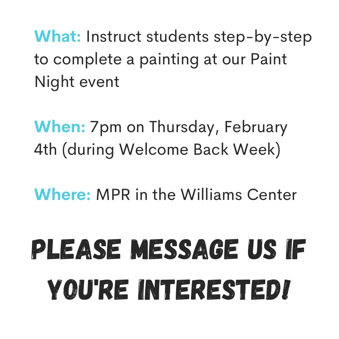 SpectrumFred's tweet image. Spectrum is looking for a student artist to help with an event next semester. This is a temporary and PAID position. Message us for more details!