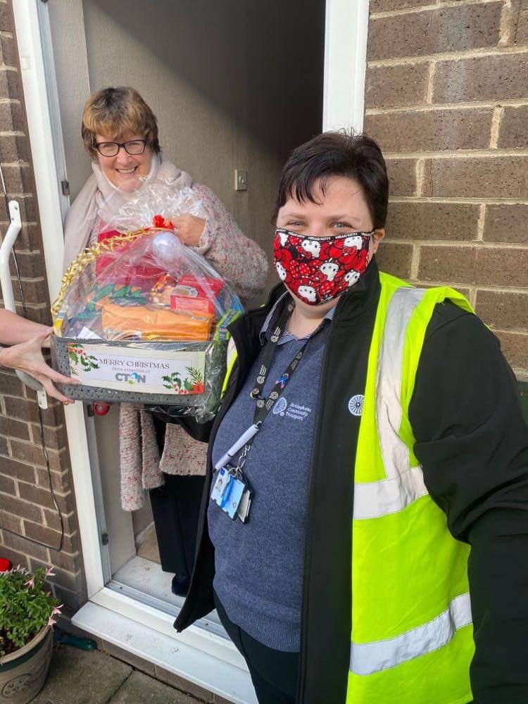CT4NLive's tweet photo. Here are some further recipients of our festive hampers today. We feel proud to serve Nottingham and our residents https://t.co/MzLKNptIo0