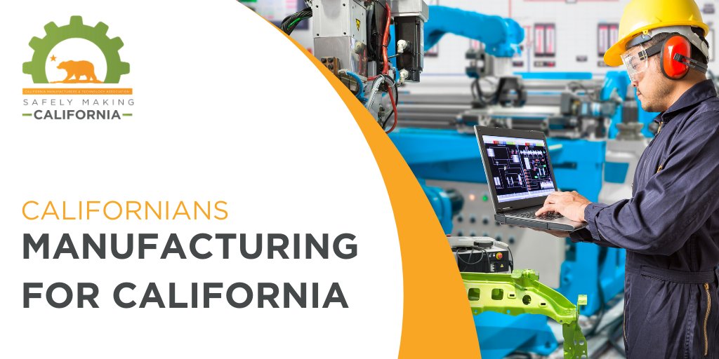 cmta's tweet photo. We are Californians manufacturing for California.
Check out our #SafelyMakingCA Marketplace to get all the non-medical PPE your business needs to safely reopen.
Connect with local manufacturers here:
https://t.co/4dCyvqZdcr #CAmfg https://t.co/gD8iKfF9g1