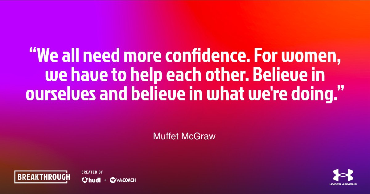BreakThroughDLS's tweet photo. Confidence is 🔑.

@MuffetMcGraw https://t.co/3gRJTlUI6j