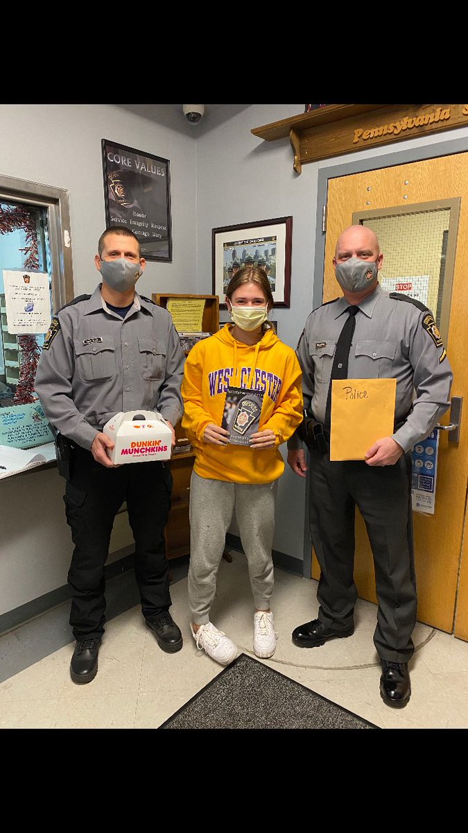 PSPTroopMPIO's tweet photo. Thanks to @WCUAthletics softball for cards and treats today!!! https://t.co/YIXdLL7zsT