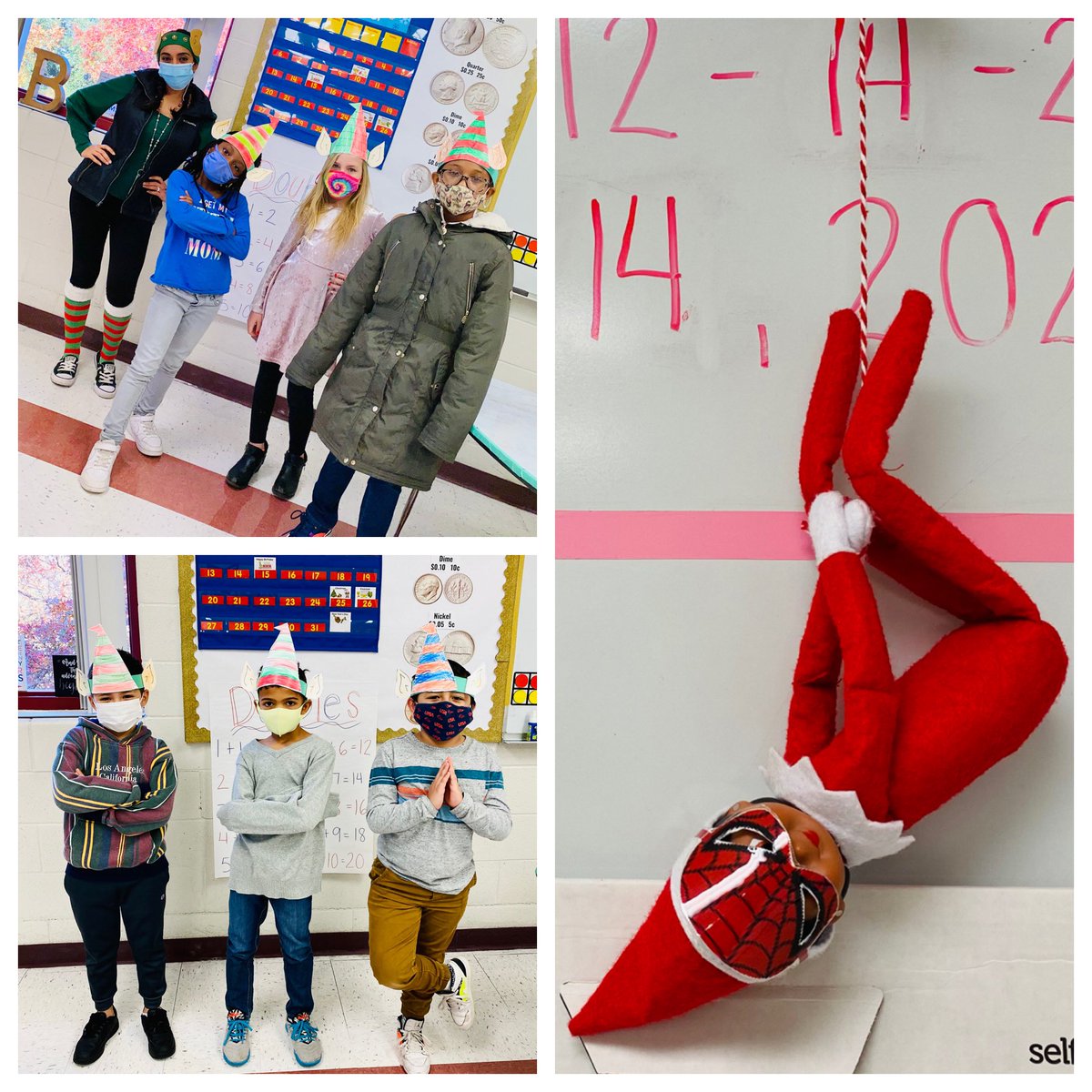EBarajas_24's tweet photo. Elf Yourself Monday! 😊 Merry took a break from being an elf 😂@A_GarnerMaskill @NISDMcDermott @elfontheshelf #12DaysOfChristmas #SpiderElf https://t.co/beeXXKhS24