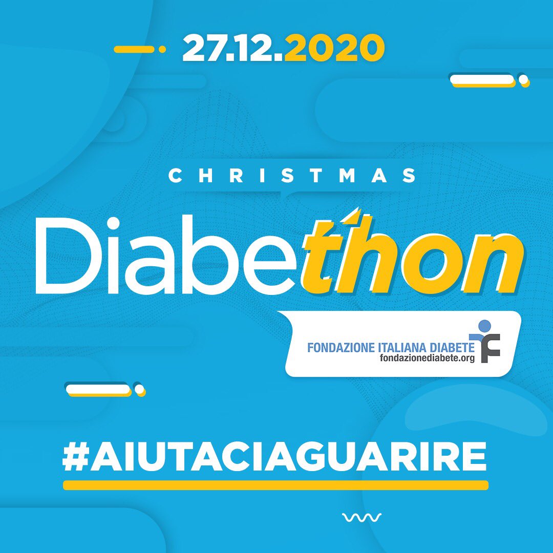 fidonlus's tweet photo. Siete pronti per un #evento che non avete mai visto e a cui non avete mai partecipato❓
👉 Tenetevi liberi domenica #27dicembre❗
🎄Arriva il #Regalo di #Natale di Fondazione Italiana Diabete per la comunità del #diabeteditipo1 ❗
#diabethon2020 #StayTuned #StayHome @SUPERBELLO_ https://t.co/R0hhVZExZe