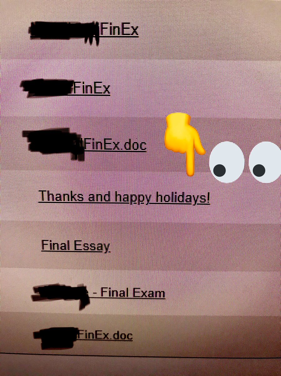 MBZepedaCortes's tweet photo. Best final exam file name submitted ever! π§‘π§‘ #iamgrading #remoteteaching https://t.co/uqTPuExB9U